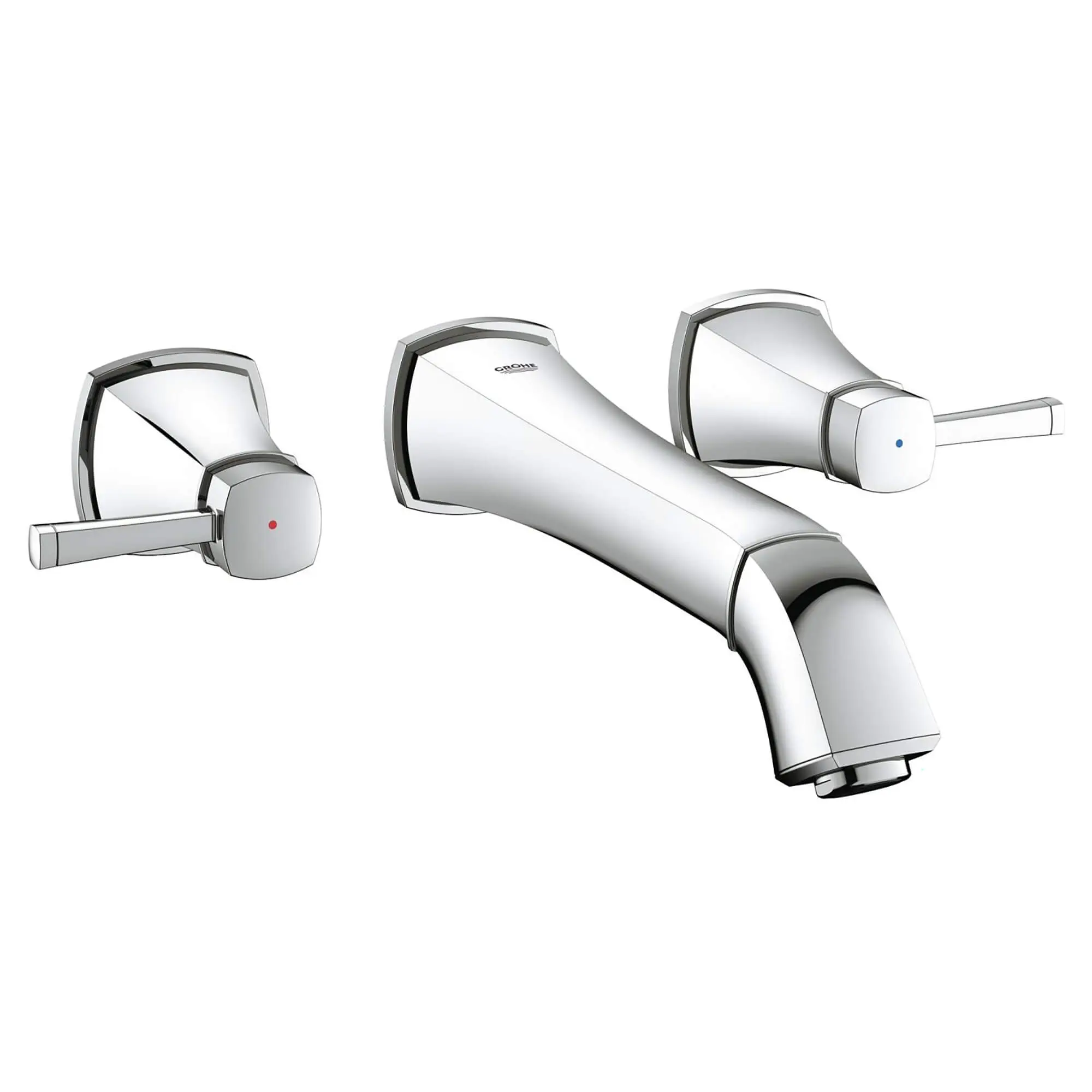 2-Handle Wall Mount Faucet 5.7 L/min (1.5 gpm)